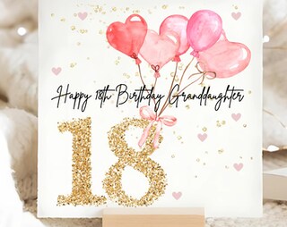 Old English Co. Biglietto Compleanno Per Nipote | Favoloso Con Torta E Farfalle | 18°, 21°, 30°, 35° | Prodotto In UK