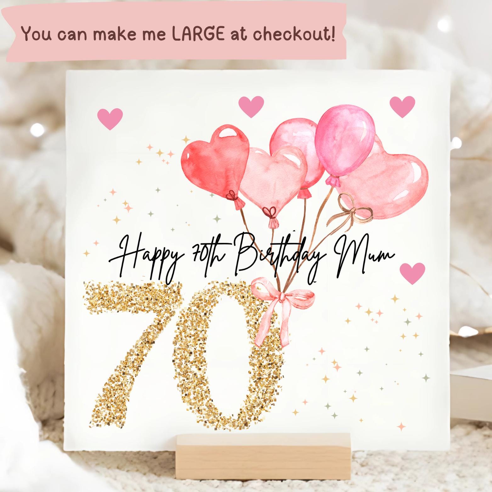 Birthday Card Gift Ideas For Wife's 70th Birthday 70th