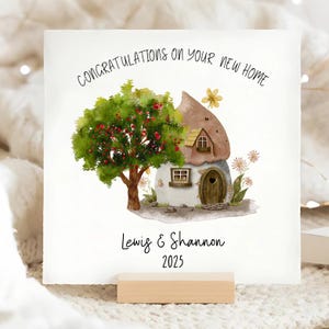Carte personnalisée de félicitations pour la nouvelle maison, Carte First home together, Carte pour déménagement, Cadeau pour propriétaire-occupant, Carte pour nouveau propriétaire