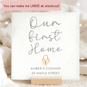 Our First Home Together Card, Personalised New Home Card, Celebrating Our Home Card, We Did It Card, Our New Chapter Card