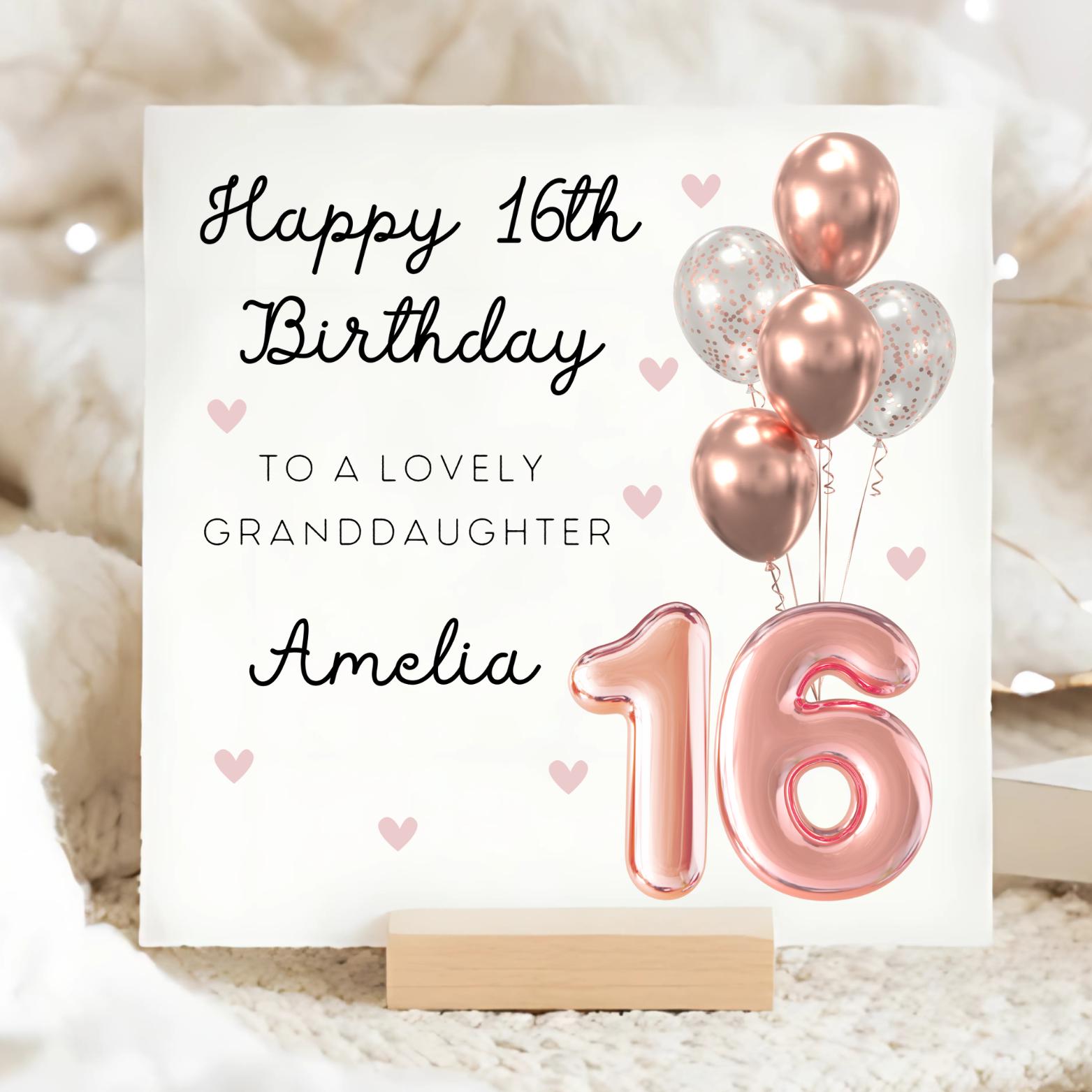 Biglietto Personalizzato Per Il 16° Compleanno Del Nipote, Biglietto - Foto 4