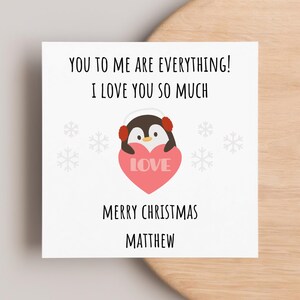 To My Love This Christmas Personalised Card, Husband, Wife, Boyfriend, Girlfriend, Festive Card, Christmas Love Card, Gift For Loved One