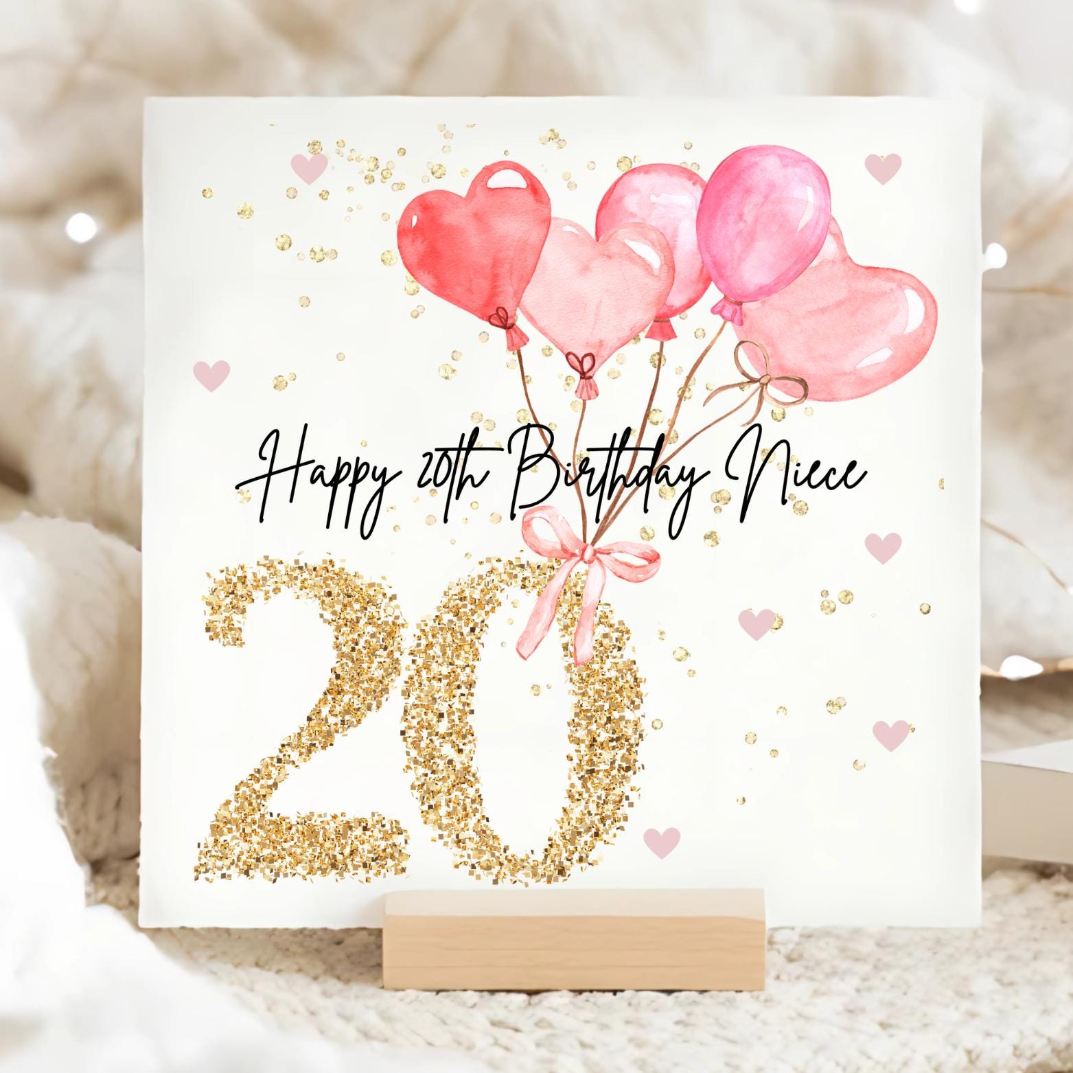 Tarjeta De Cumpleaños Número 20 - Divertida, Para Hija, Hijo, Sobrina O Sobrino