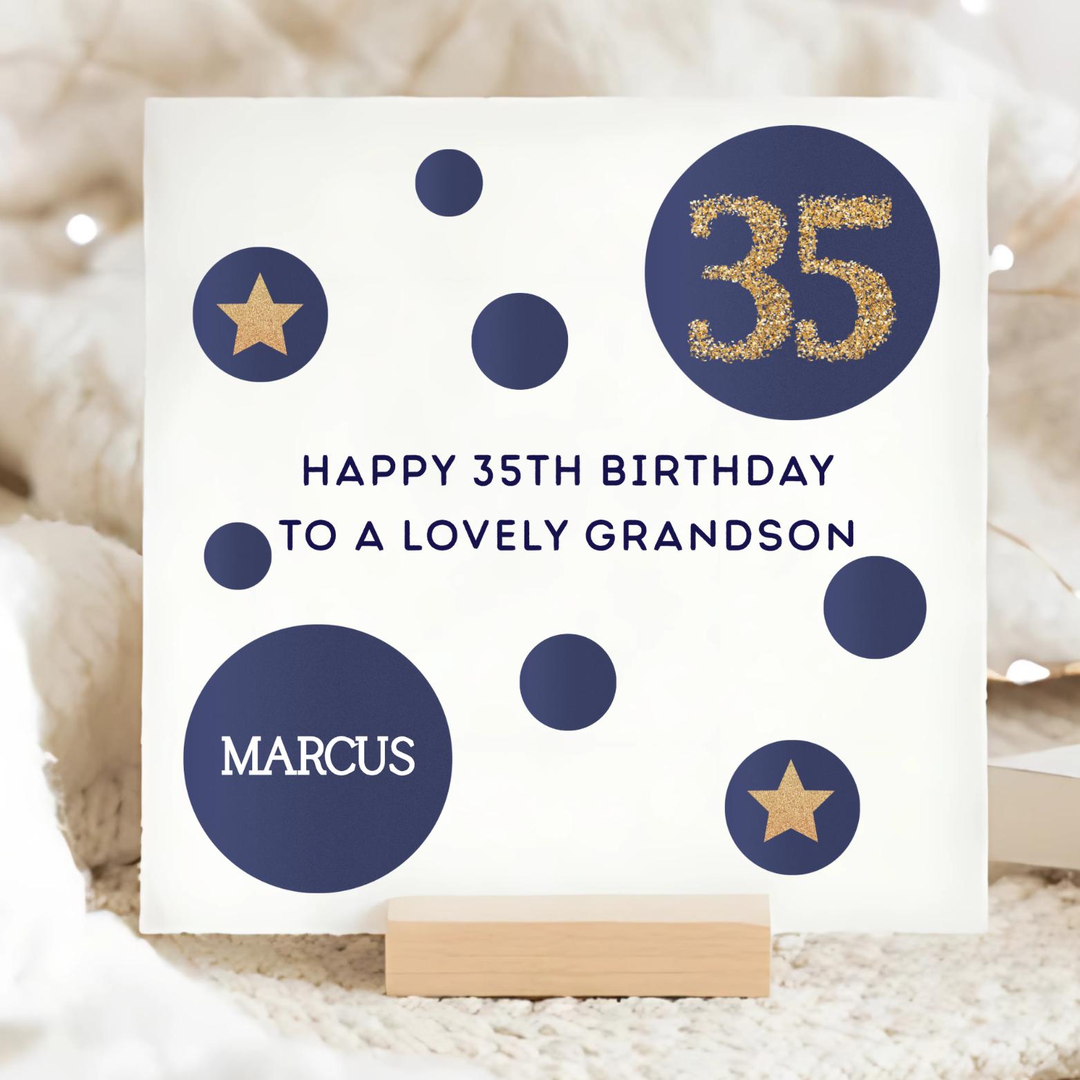 Fantastiques Cartes D'anniversaire De 35 Ans Pour Beau-fils – 35 Aujourd'hui Et Fantastique – Carte D'anniversaire Pour Beau-fils De La Part De La Part De La Famille Cadeaux D'anniversaire Pour Fils