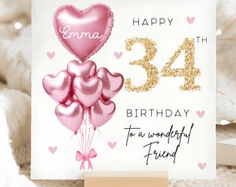 Cocktail Violet – Carte D'anniversaire Pour Tante De La Part De