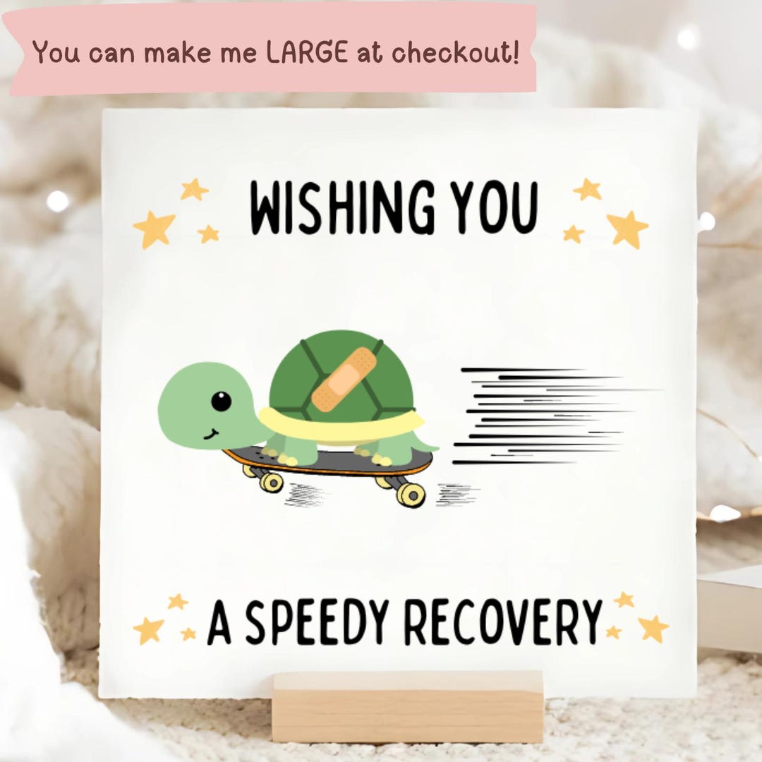 Wish You a Speedy Recover Get Well Soon Card | Wish You Better | Loved ...