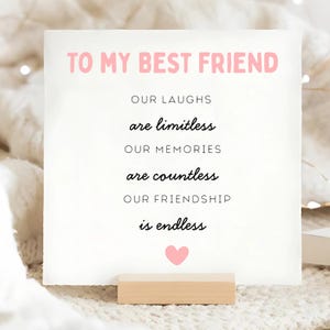 Carte d'anniversaire amour meilleur ami, carte d'anniversaire ami spécial, carte poème meilleur ami, carte mots beaux bestie, cadeau pour mon ami,
