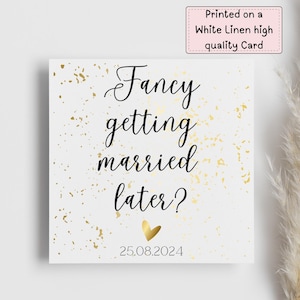 Envie de vous marier plus tard ? Carte pour mon futur mari, future épouse, carte du matin de mariage, carte personnalisée, cadeau de jour de mariage, mariage