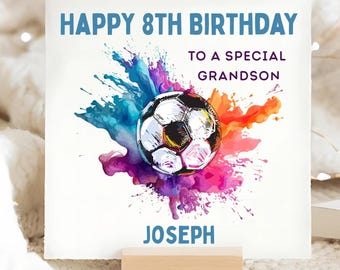 Personalised Minecraft Birthday Card - Customisable For Son, Grandson, Brother, Nephew 9 thumbnail image