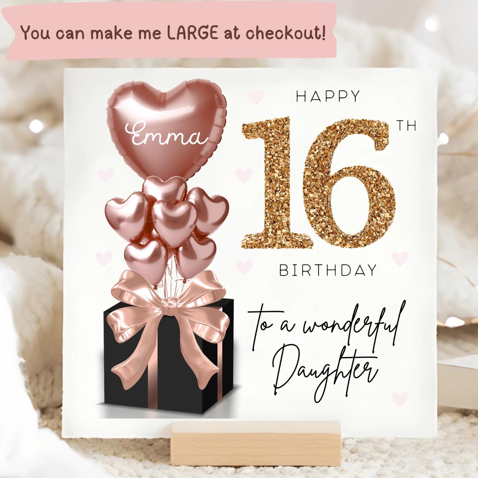 Carte Anniversaire 16 Ans Cartes D'Anniversaire Pop-Up Carte De Voeux