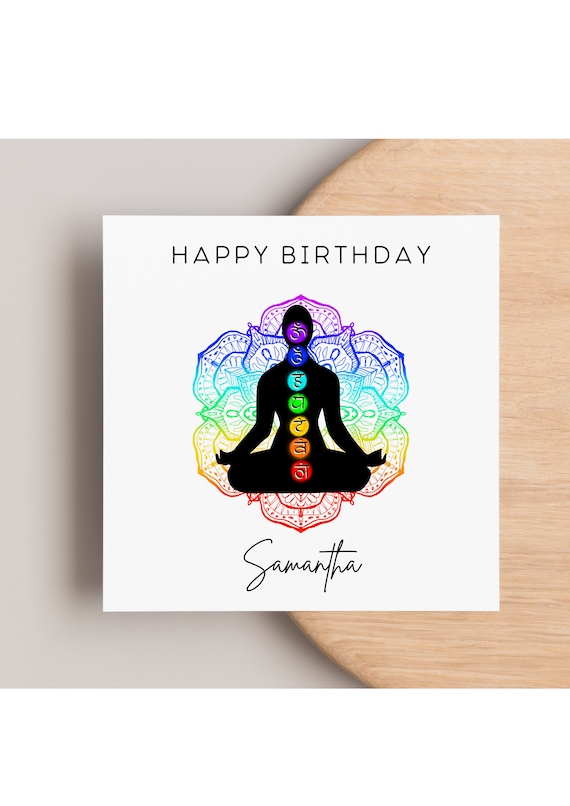 Spirituelle Geburtstagskarte Mit Buddhistischem Zitat – 17,5x12,5 Cm, Blanko Innen