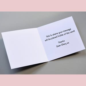 Sister 50th Birthday Personalised Card, Pink Sparkle Balloon Card, Sister is 50, Fiftieth Birthday Gift, Sister Fifty Birthday Card, 50 card image 3