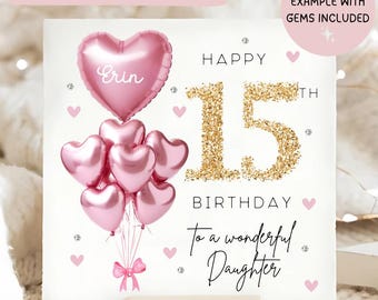 Decorazione Per Torta Glitter 15° Compleanno – Topper In Carta 400g, Rosa Baby, 83x195 Mm, Con Spiedini