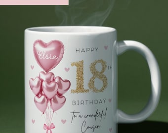 Hunts England Grande Carte D'anniversaire 18 Ans Pour Cousin Bleu