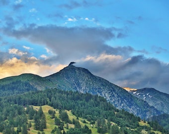 Digital Print Download | Switzerland | Ulrichen | mountains | Forest | Alps | snow | Rocks | Photo | Digital Photo | View | Alpine pass