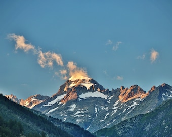 Digital Print Download | Switzerland | Ulrichen | mountains | Forest | Alps | snow | Rocks | Photo | Digital Photo | View | Alpine pass