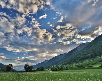 Digital Print Download | Switzerland | Ulrichen | mountains | Forest | Alps | snow | Rocks | Photo | Digital Photo | View | Alpine pass