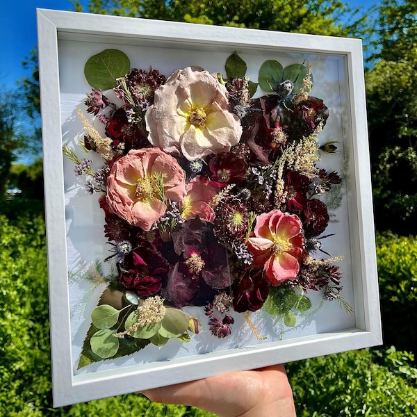 Flower bouquet preservation box frame (weddings,funerals; special occasions)