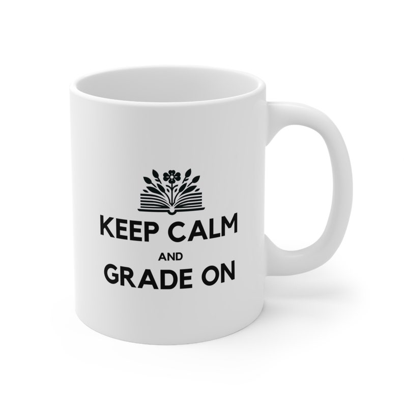 KEEP CALM and Grade on Teacher MUG, Teacher Gift - Etsy