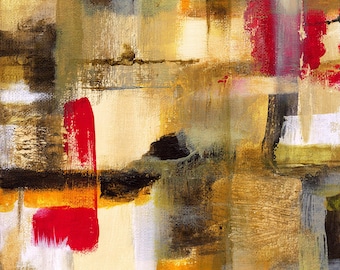 Abstract Giclee Print: Modern Fine Art, 'Under Different Suns' - Limited Edition