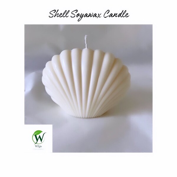 Shell Candle| Duft Kerze | 100%  Sustainable Candle | Scented Handmade Candle |  Beste Geschenk | Luxurious candle