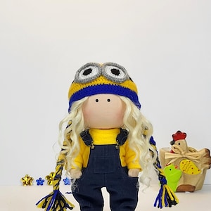 Handmade textile doll Tilda, Tilda doll, Rag doll, Handmade doll.