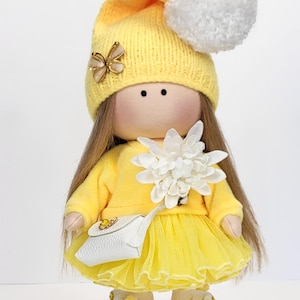 Handmade textile doll Tilda. Handmade doll. Textile doll. Doll for collectors. Interior doll. Personalized textile doll.