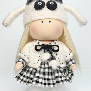 Handmade textile doll Tilda, Tilda doll, Rag doll, Handmade doll.