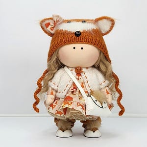 Handmade textile doll Tilda. Handmade doll. Textile doll. Doll for collectors. Interior doll. Personalized textile doll.