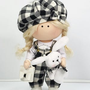 Handmade textile doll Tilda. Handmade doll. Textile doll. Doll for collectors. Interior doll. Personalized textile doll.