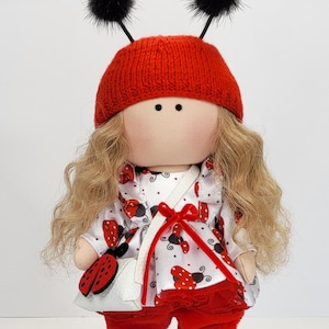 Handmade textile doll Tilda. Handmade doll. Textile doll. Doll for collectors. Interior doll. Personalized textile doll.