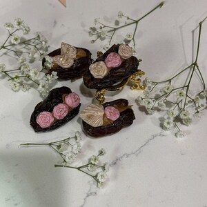 Gourmet stuffed dates gourmet dates fancy dates eid party favors ramadan gift eid dessert ramadan gift ramadan favors flower stuffed dates