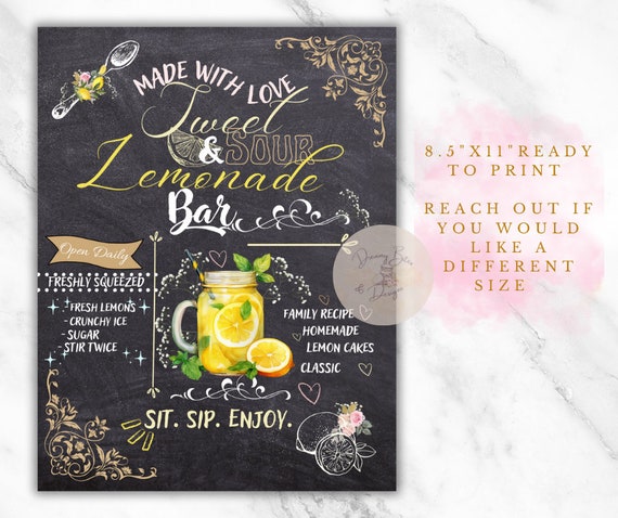 Sinal De Limonada Para Imprimir