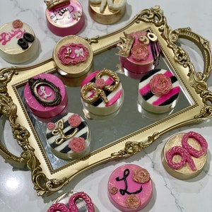 Fancy custom Chocolate covered oreos cookie party favors  first birthday favors akeeka favor birthday cookie favors custom cookie gift