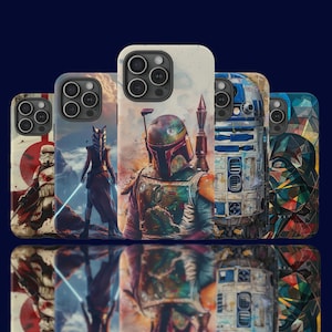 Space War Galaxy Handytasche Geschenk für ihn iPhone 15 14 13 12 11 x 8 Mini Pro Max Samsung S24 S23 S22 S21 S20 Plus Ultra Google Pixel 8 7 6 5