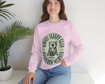 Unisex Crewneck Sweatshirt, Cute Sweatshirt, Retro Sweatshirt, Cat, Funny, Gift