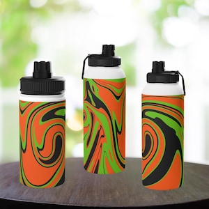 Vibrant Stainless Steel Water Bottle with Sports Lid | Eco-Friendly Hydration | Outdoor Adventures | Gift for Fitness Enthusiasts