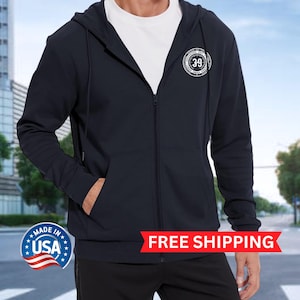 Operating Engineers Local 39 Full Zip Hooded Sweatshirt Jacket, IUOE, Heavy Equipment Operator Jacket, Women, Men, Unisex, Gift For Him,