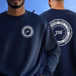 IUOE Local Union 150 Sweatshirt, Operating Engineers Hi-Vis Crewneck, Custom Sweatshirt, Unisex, Pullover, Women, Mens, Gift For Him