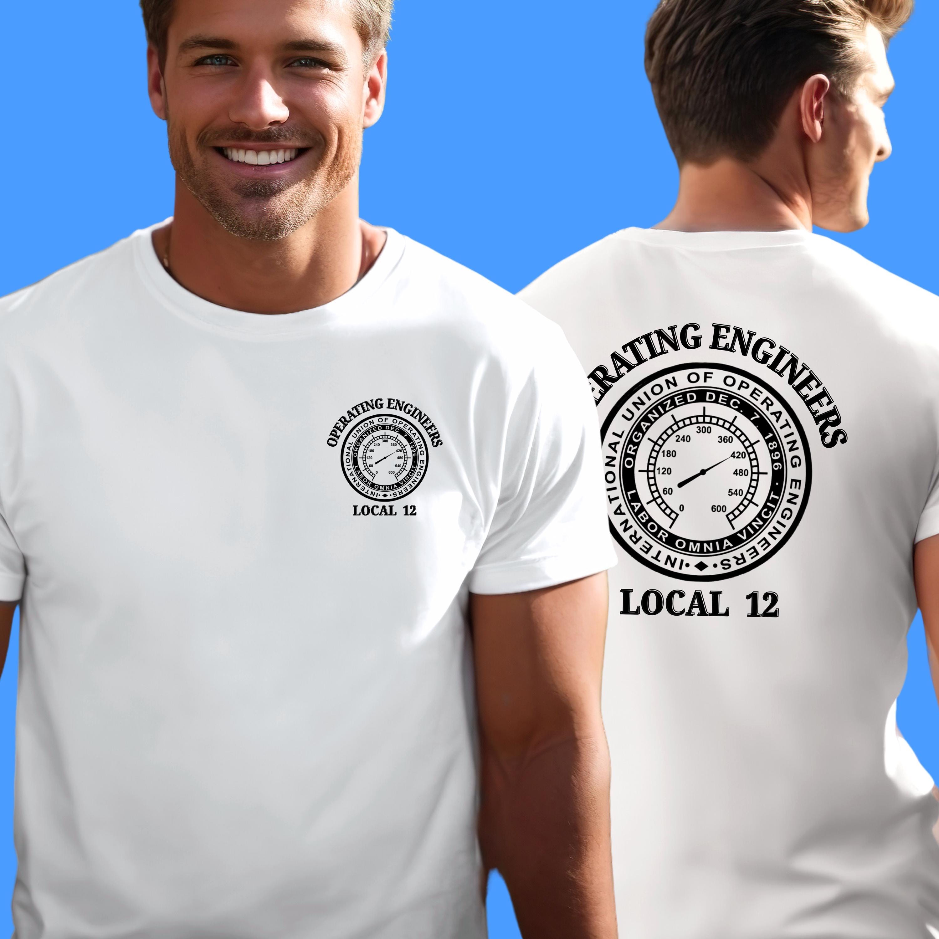 Local Union 12 Operating Engineers T-shirt, IUOE Tee, Union Operator ...