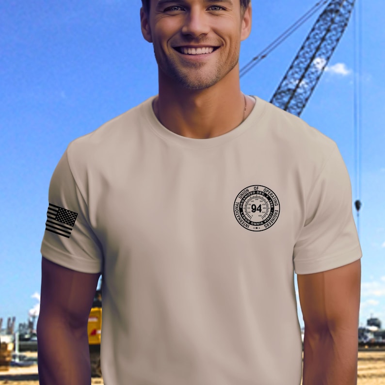 Operating Engineer Local 94 Operating Engineers Local 94 T-shirt, Custom Union Shirt, USA Flag ...