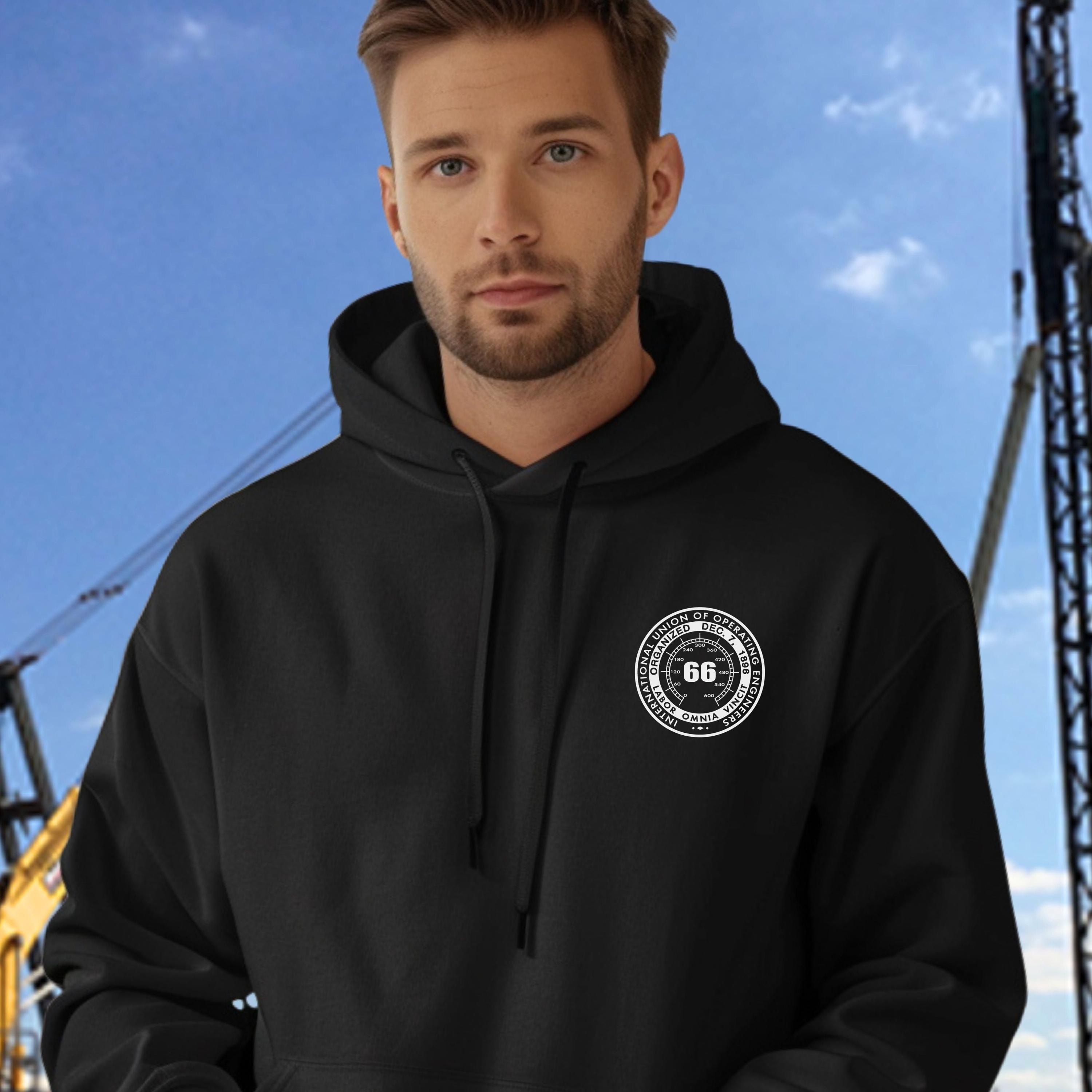 Local Union 66, Operating Engineers Hoodie, IUOE Union Operator
