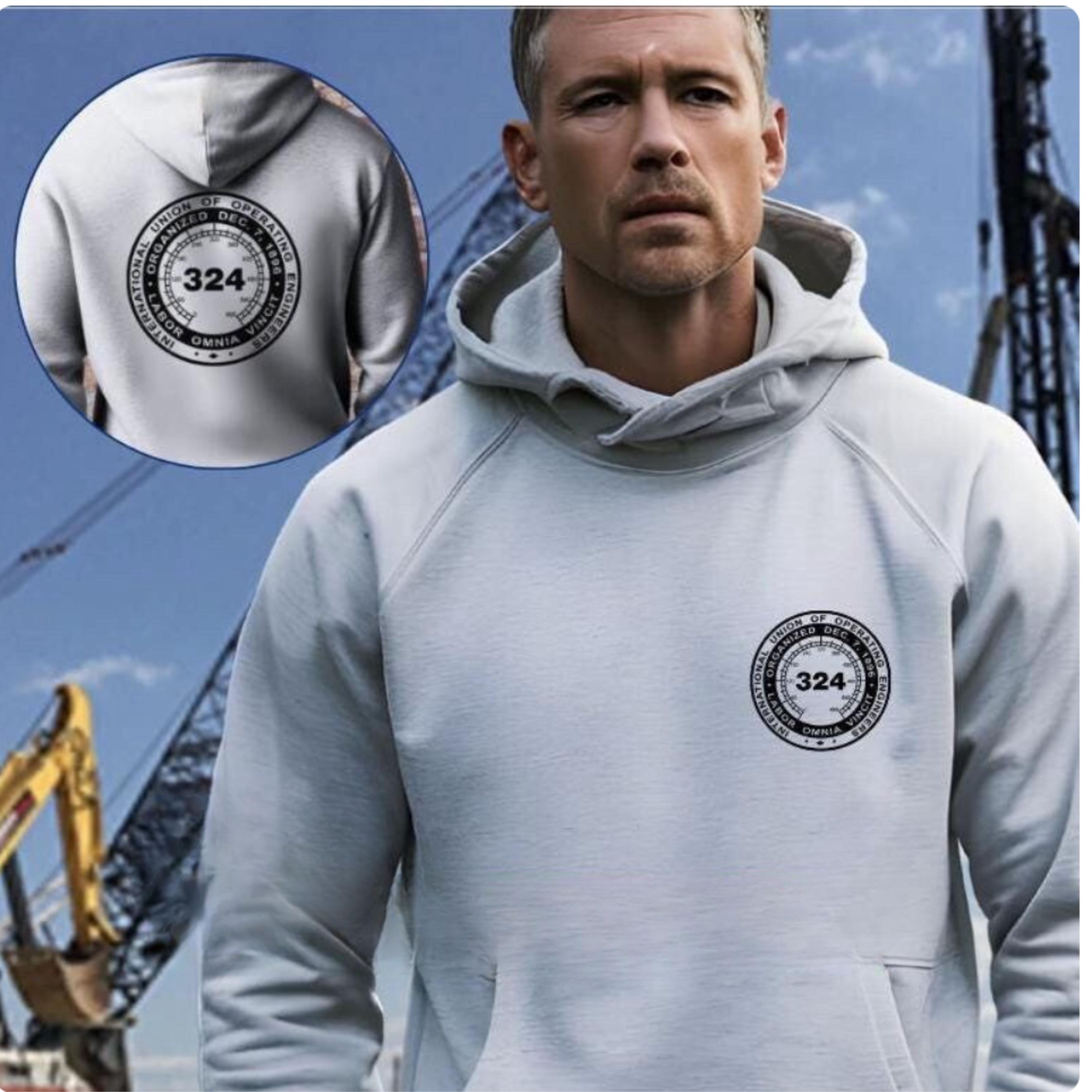 IUOE Local 324 Operating Engineers Hoodie, Union Operator Shirt