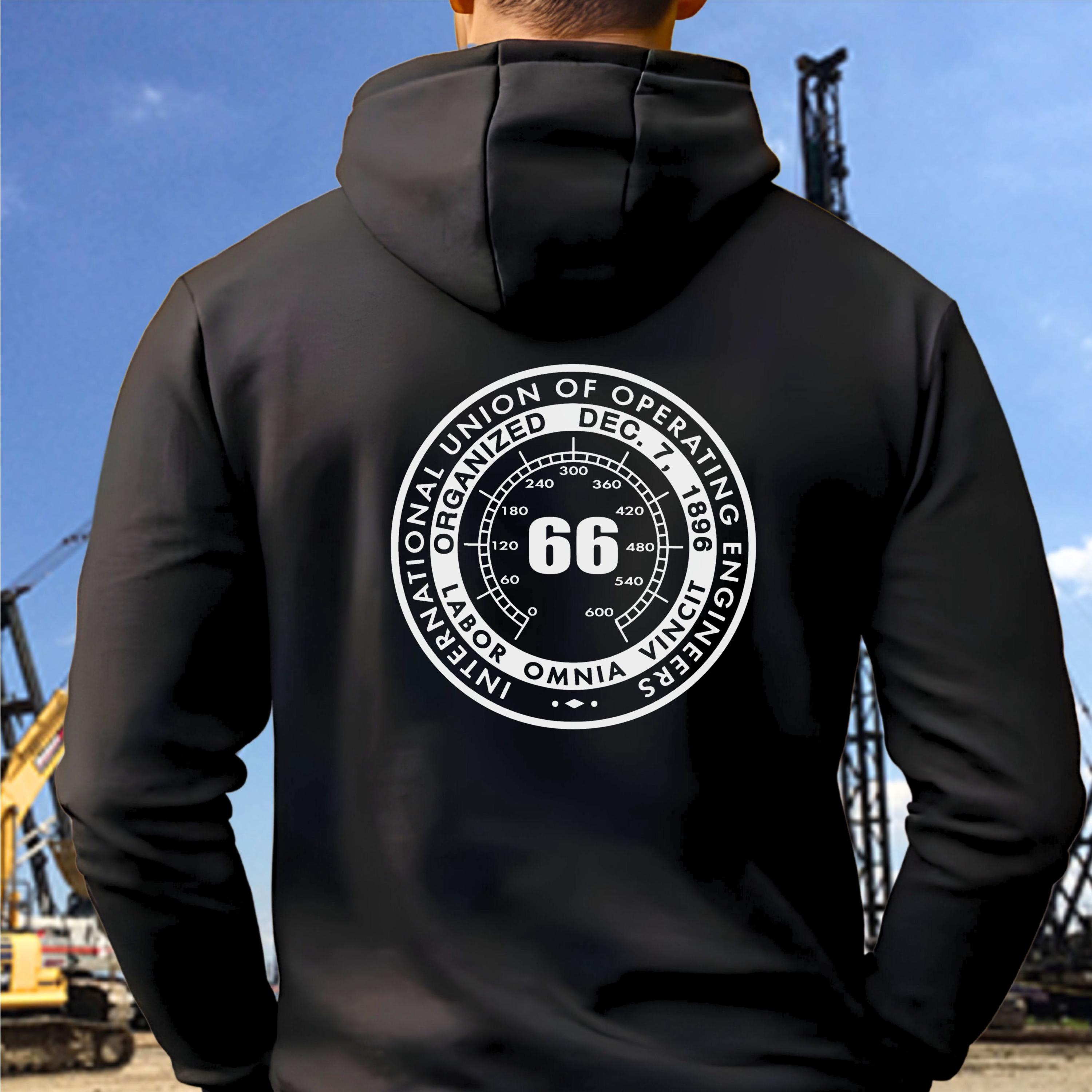 Local Union 66, Operating Engineers Hoodie, IUOE Union Operator