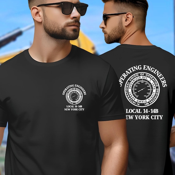 Local 14-14B NYC Operating Engineers T-shirt, Union Operator Shirt