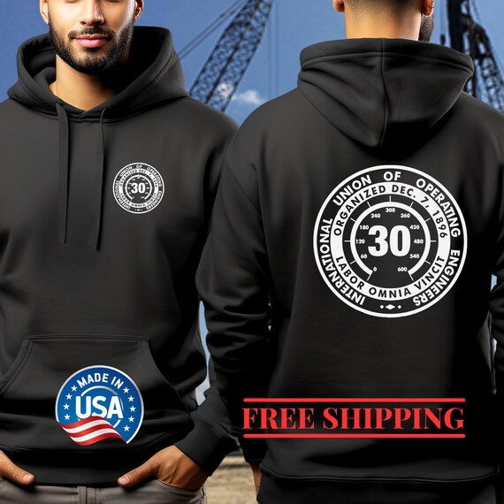 Uno Mejor Hoodie Sweatshirt 3-Pack For Men – Long Sleeve Breathable Work Shirts, 100% Polyester, Orange, Size Large - View #3