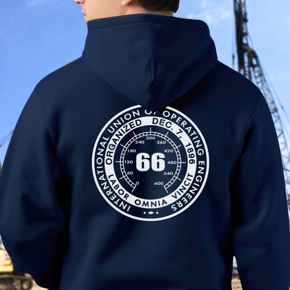 Local Union 66, Operating Engineers Hoodie, IUOE Union Operator