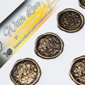 3D lakzegel, tuin lakzegel, gouden lakzegel, zelfklevende envelop bruiloft lakzegel, uitnodiging stempel stickers, brief zegel envelop