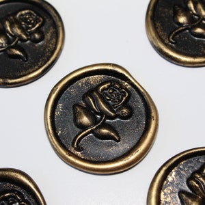 3D lakzegel, gouden lakzegelstickers, zelfklevende envelop bruiloft lakzegel, uitnodiging stempelstickers, envelop Rose wasstickers, briefzegel