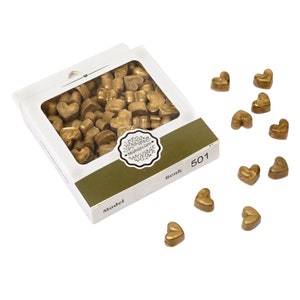 Hart kraal Wax zegel, gouden Wax zegel hart kraal stempel, bruiloft Wax zegel kraal, pastel zegelwas, zegellak hart kraal, kraal zegel Wax